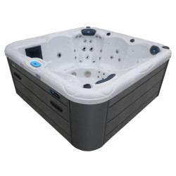 NatuSpa M 6/67 Home Spa with Bluetooth Cover and Ladder